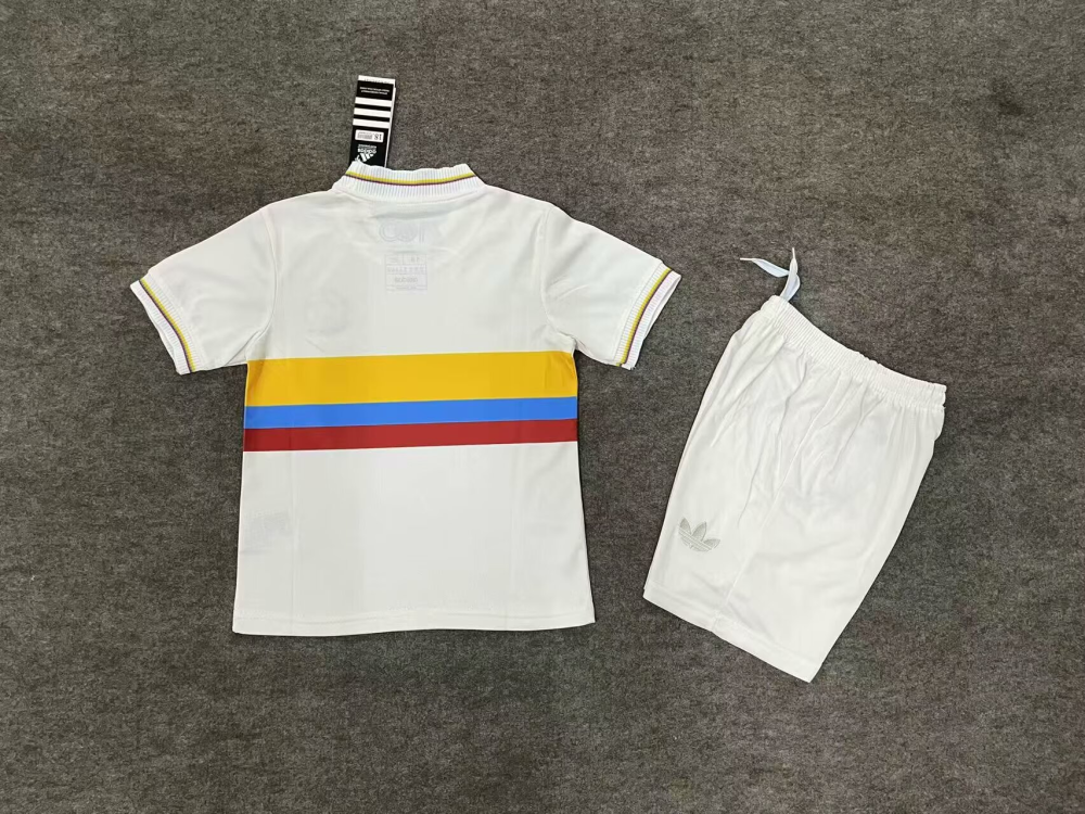 1:1 replica of top quality 2024/2025 Colombia 100th Anniversary Edition Special Edition Kids National Team Football Jersey