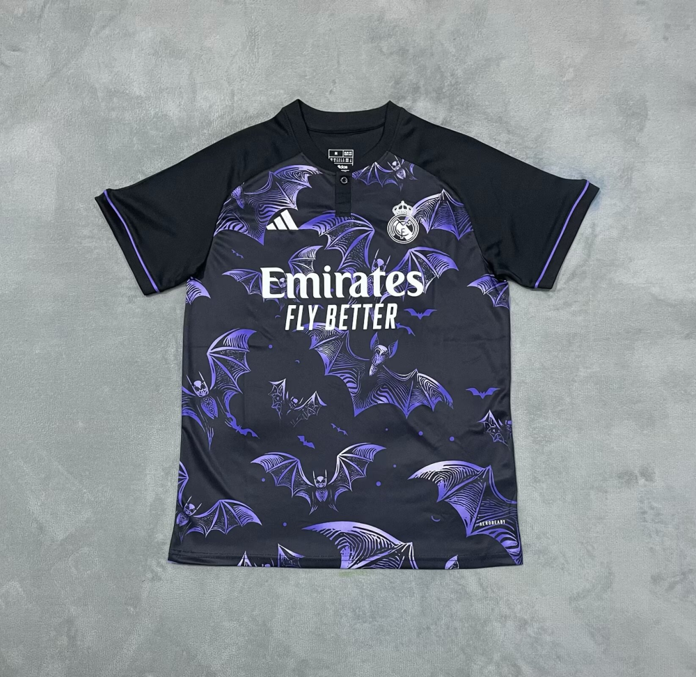 1:1 copy top quality 2024/2025 Real Madrid Purple Bat Special Edition Football Jersey