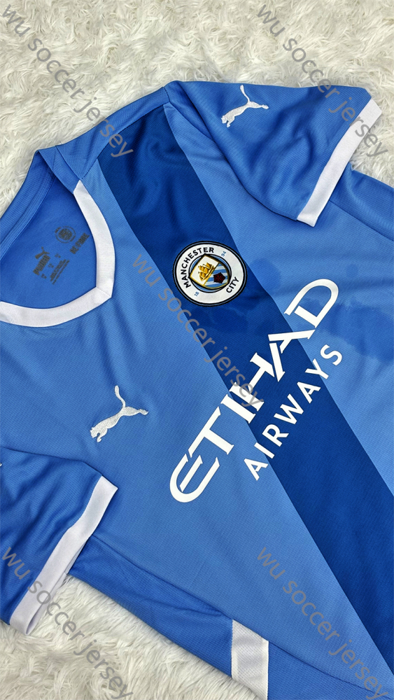 1:1 copy top quality （S-2XL）2025/2026 Manchester City Home Football Jersey