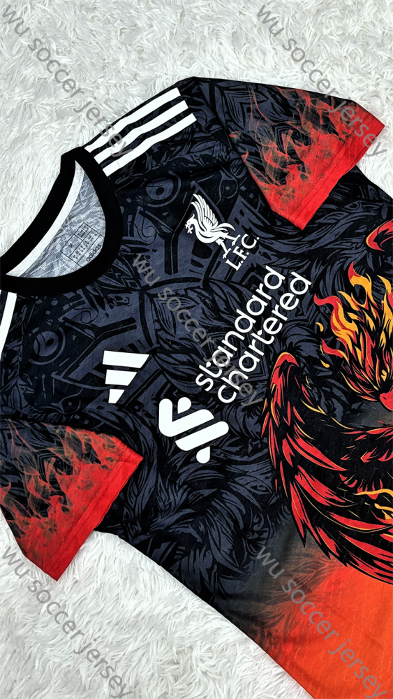 1:1 copy top quality （S-XXL）2024/2025 Liverpool Black red Special Edition Player Edition Football Jersey