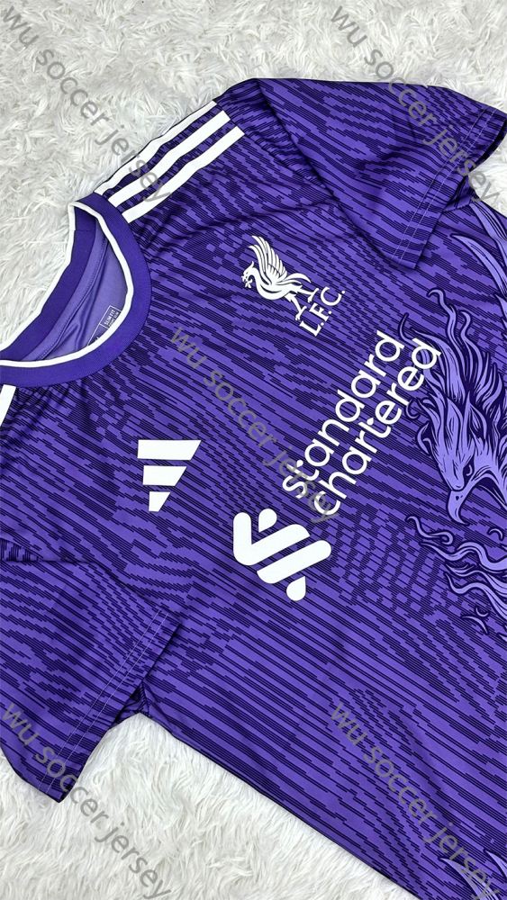 1:1 copy top quality （S-XXL）2024/2025 Liverpool Purple Special Edition Player Edition Football Jersey