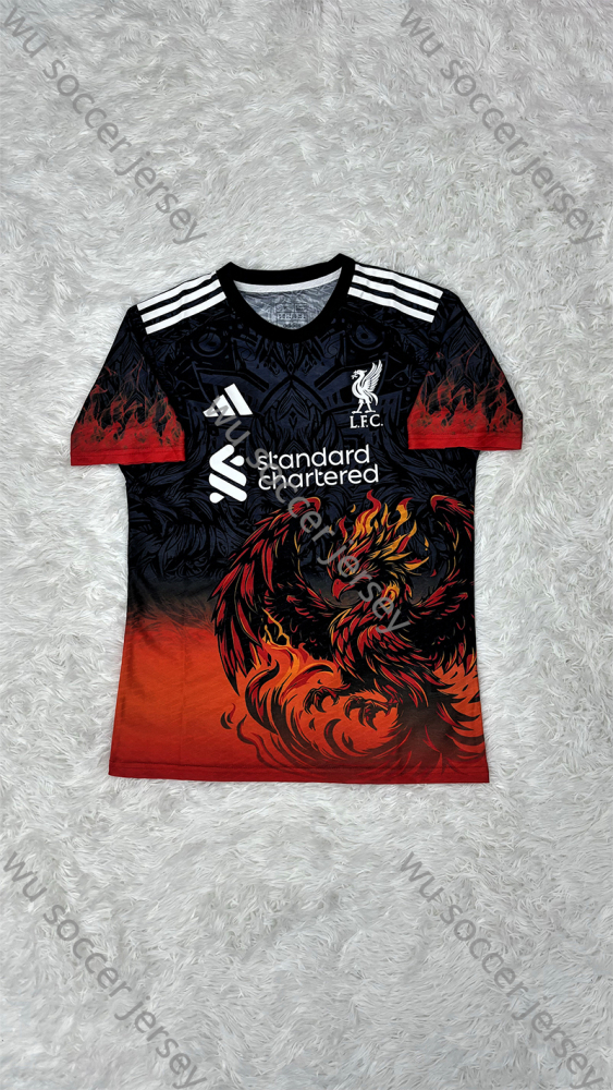 1:1 copy top quality （S-XXL）2024/2025 Liverpool Black red Special Edition Player Edition Football Jersey