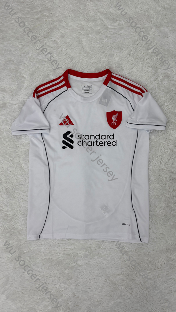 1:1 copy top quality （S-XXL）2025/2026 Liverpool Away Fan Edition Football Jersey