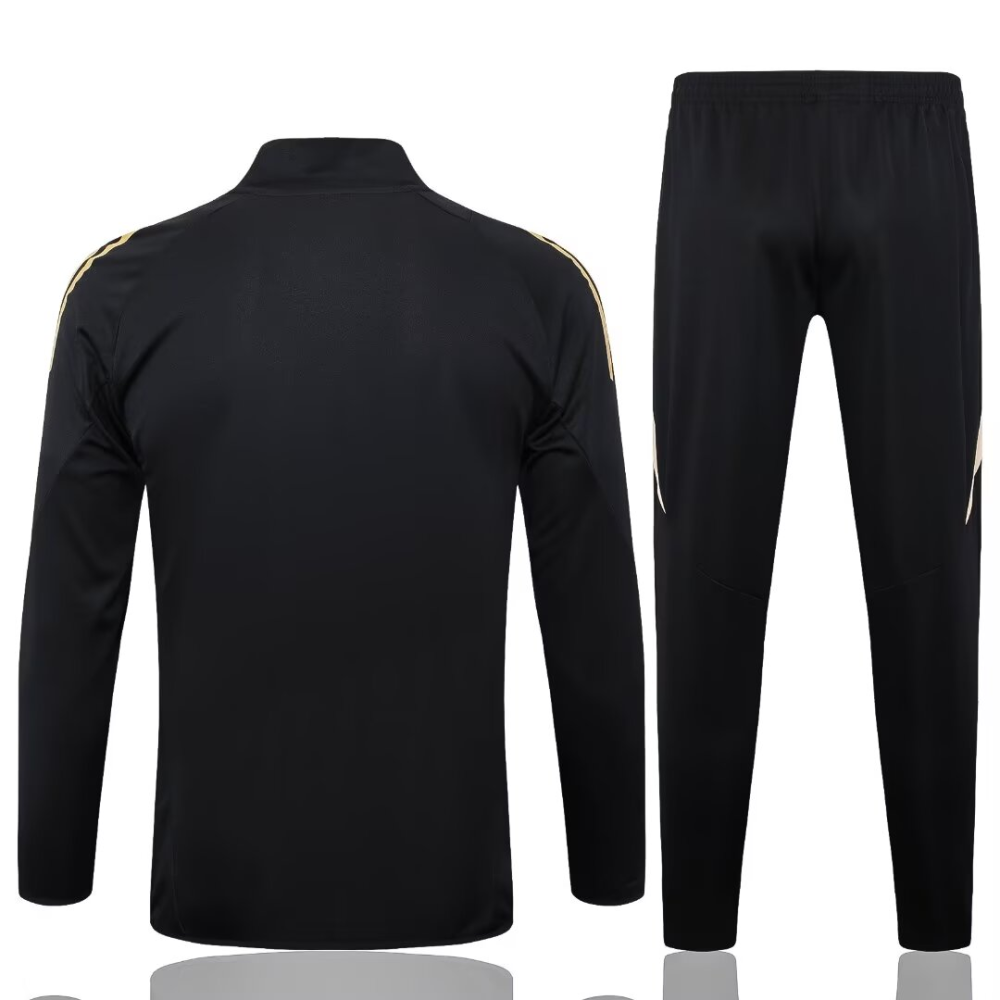 2024/2025 Real Madrid Dark Blue Long Sleeve Jacket Kit