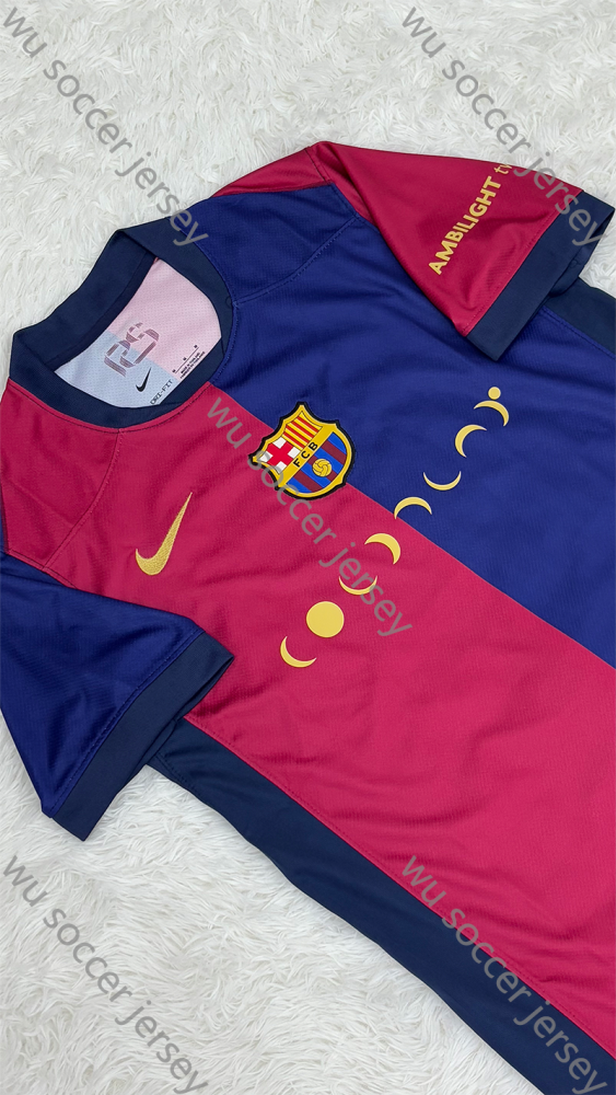 1:1 copy top quality 2024/2025 Barcelona 125th Football Jersey