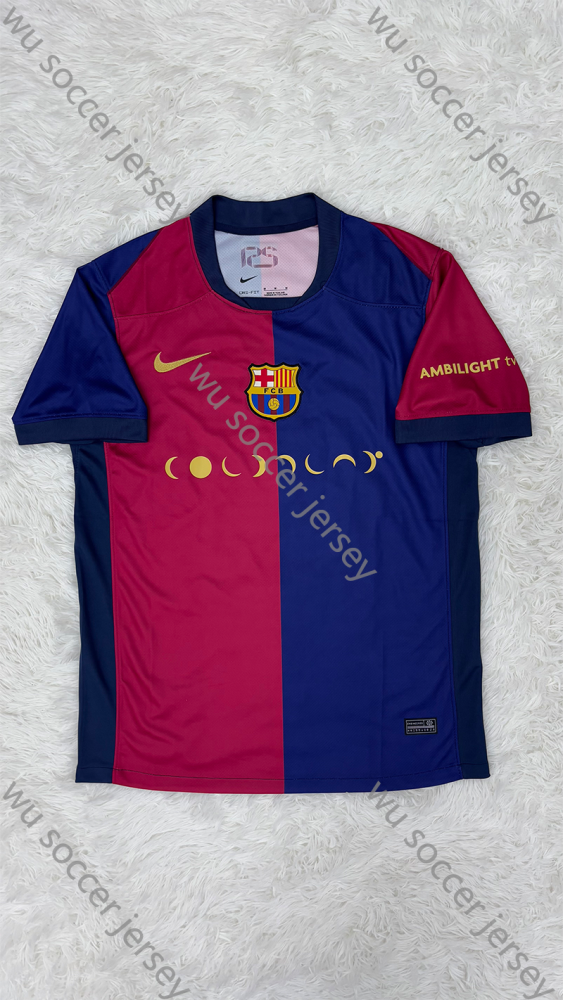 1:1 copy top quality 2024/2025 Barcelona 125th Football Jersey