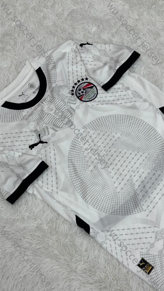1:1 copy top quality 2024/2025 Egypt Away Football Jersey