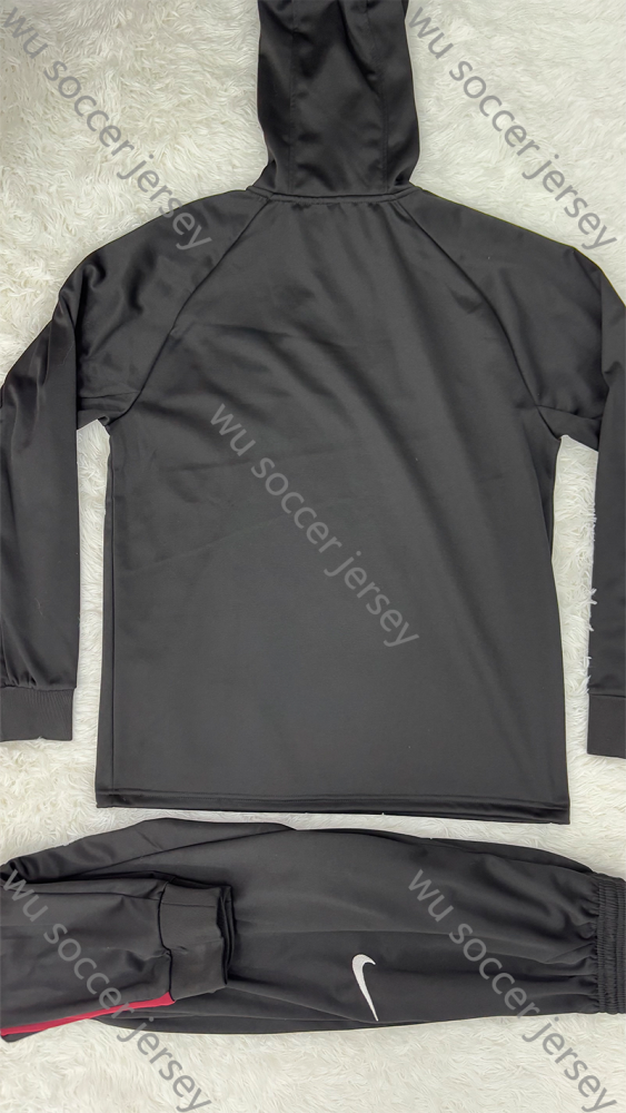 2024/2025 Barcelona Black Hat Long Sleeve Jacket Kit