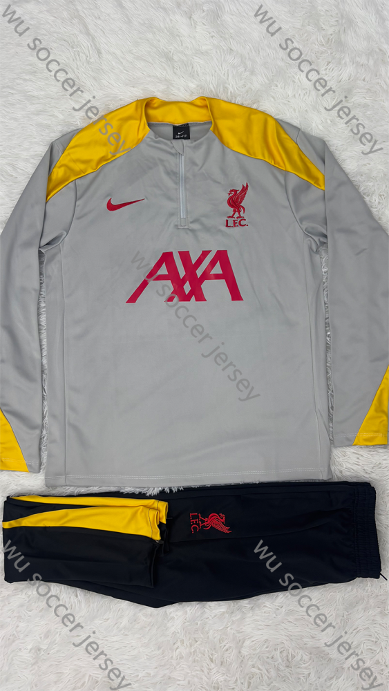 2024/2025 Liverpool White Long Sleeve Jacket Kit