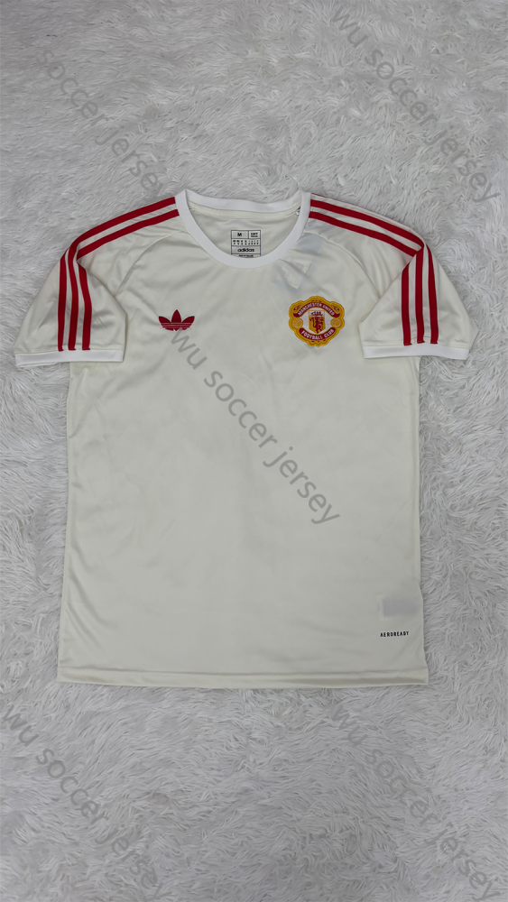 1:1 copy top quality 2024/2025 Manchester United White Football Jersey