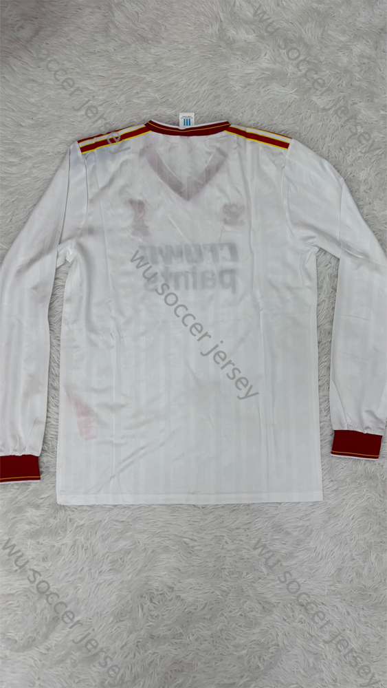 1:1 top quality 1985/1987 Liverpool Retro Away Long Sleeved  Soccer Jersey
