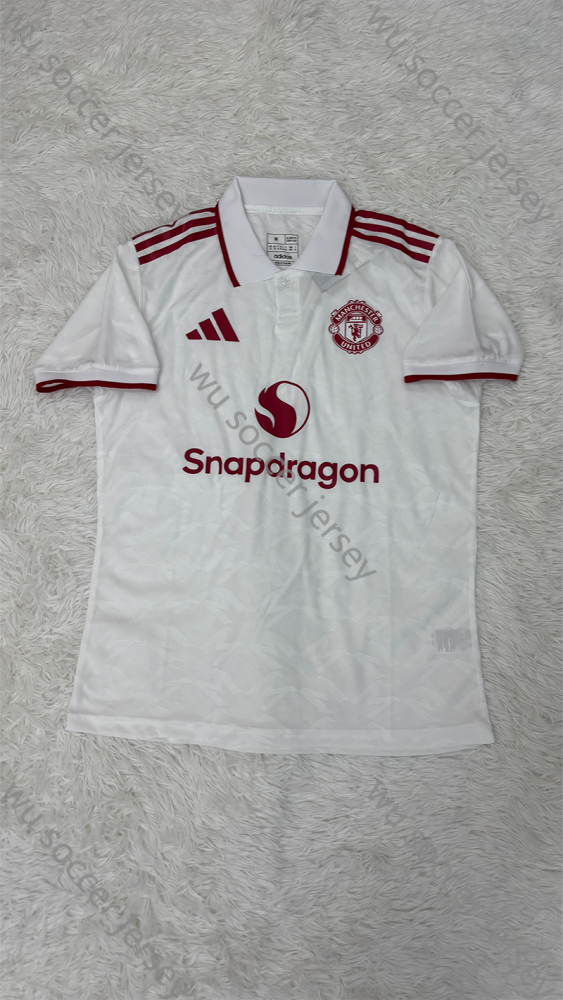 1:1 copy top quality 2025/2026 Manchester United White Football Jersey