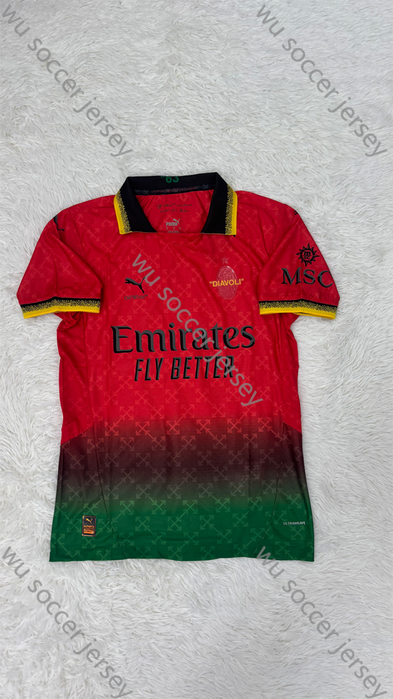 1:1 copy top quality （S-XXL） 2024/2025 AC Milan football jersey
