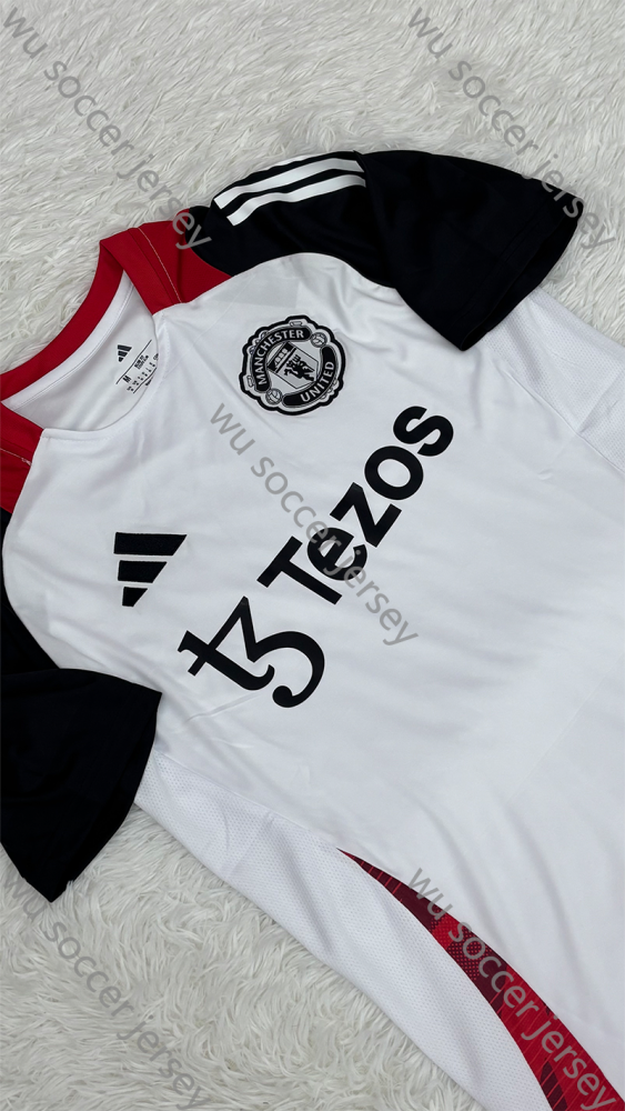 1:1 copy top quality 2025/2026 Manchester United Pre-match training suit Football Jersey