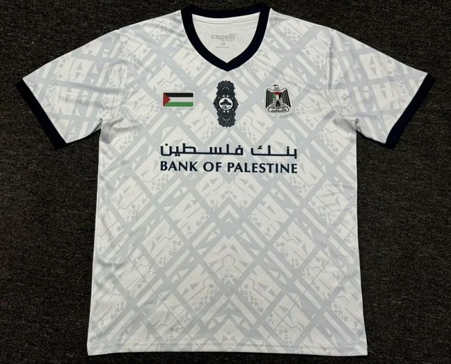 1:1 copy top quality 2024/2025 Palestine White football jersey
