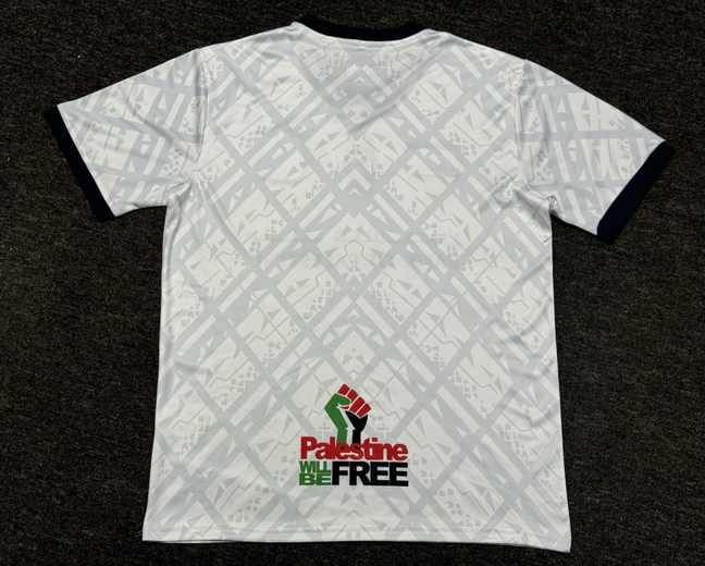 1:1 copy top quality 2024/2025 Palestine White football jersey