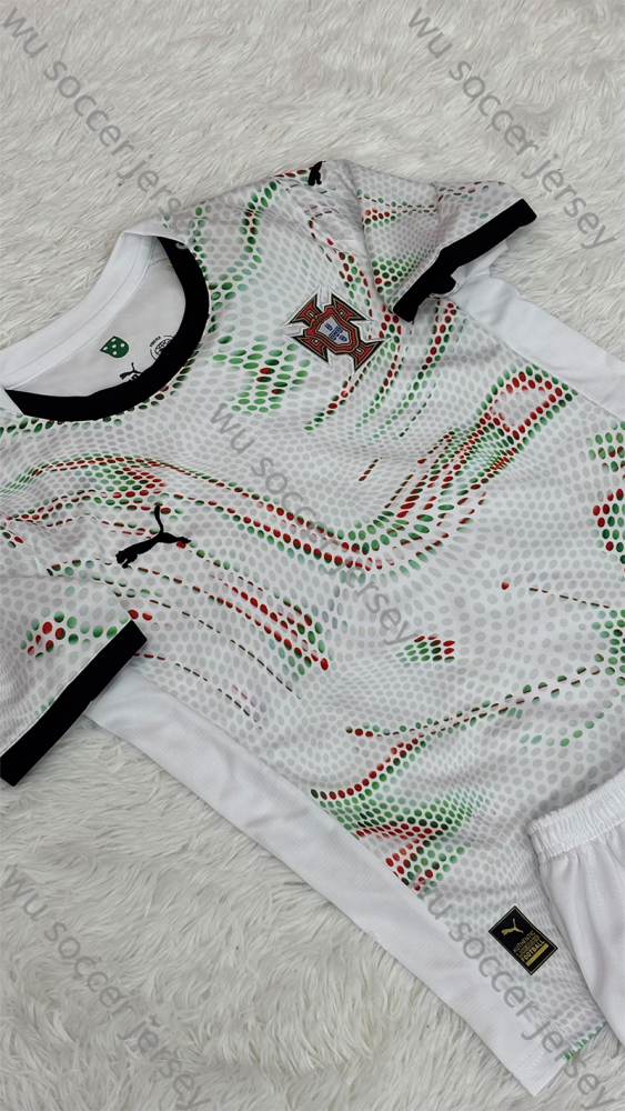 1:1 replica of top quality 2025/2026 Portugal Away Kids National Team Football Jersey
