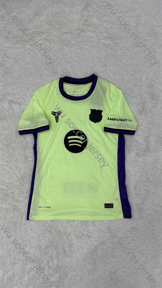 1:1 copy top quality 2025/2026 Barcelona 2nd Away Player Edition Football Jersey