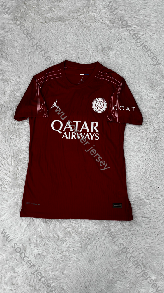 1:1 copy top quality 2025/2026 PSG 4th Away Player Edition Football Jersey
