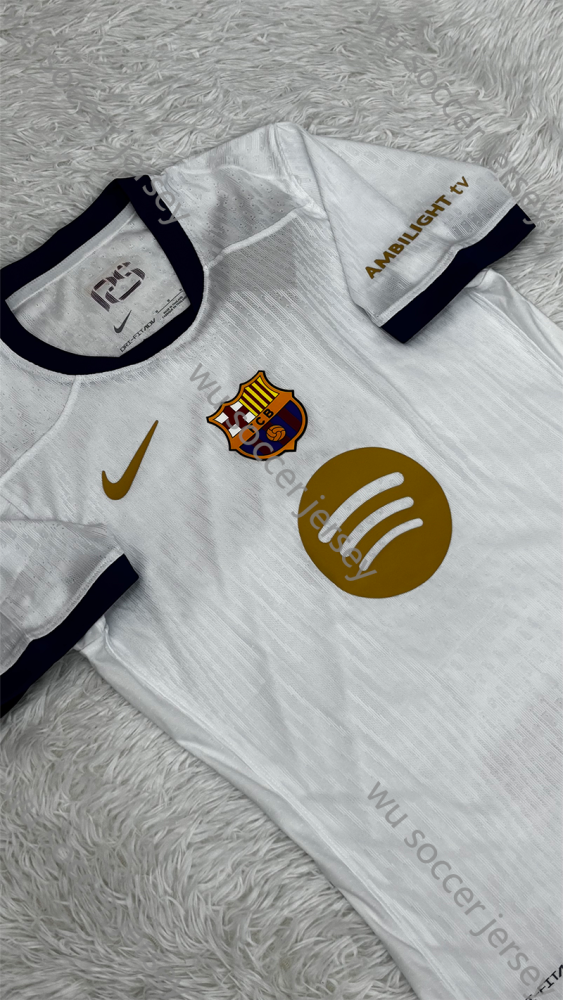 1:1 copy top quality 2025/2026 Barcelona 125th Ann Player Edition Football Jersey