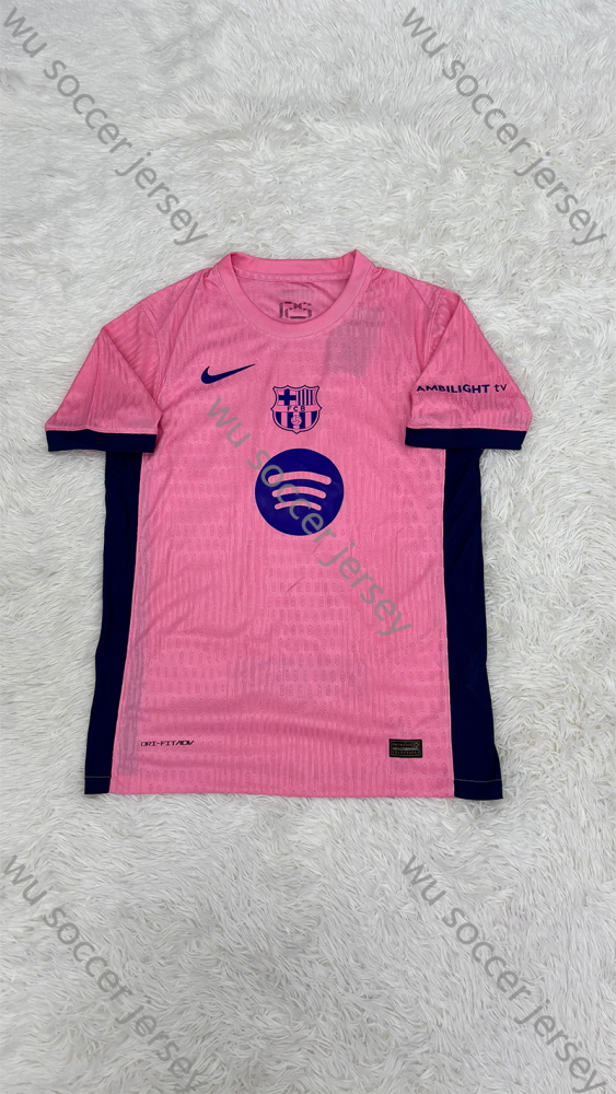 1:1 copy top quality 2025/2026 Barcelona Player Edition Football Jersey