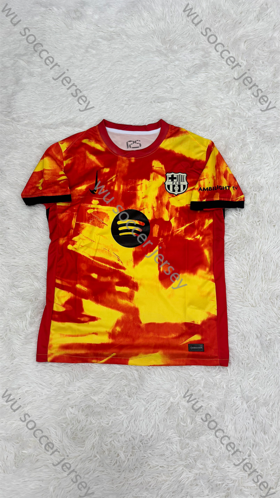 1:1 copy top quality 2025/2026 Barcelona Fan Edition Football Jersey