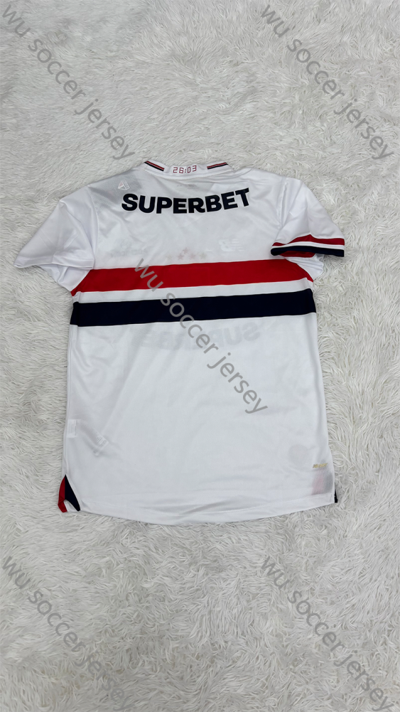 1:1 copy top quality 2025/2026 sao paulo Home Fan Edition soccer jersey