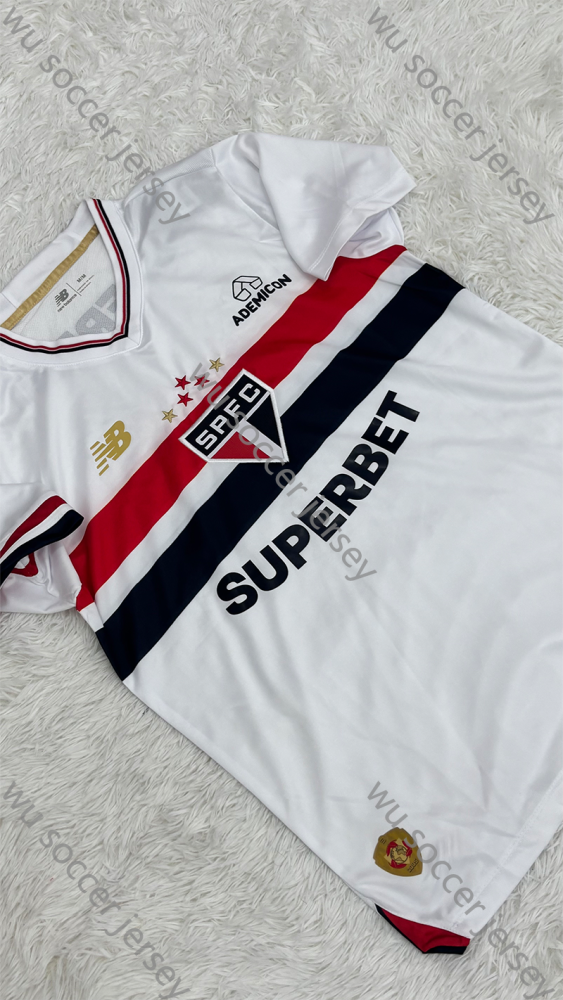 1:1 copy top quality 2025/2026 sao paulo Home Fan Edition soccer jersey