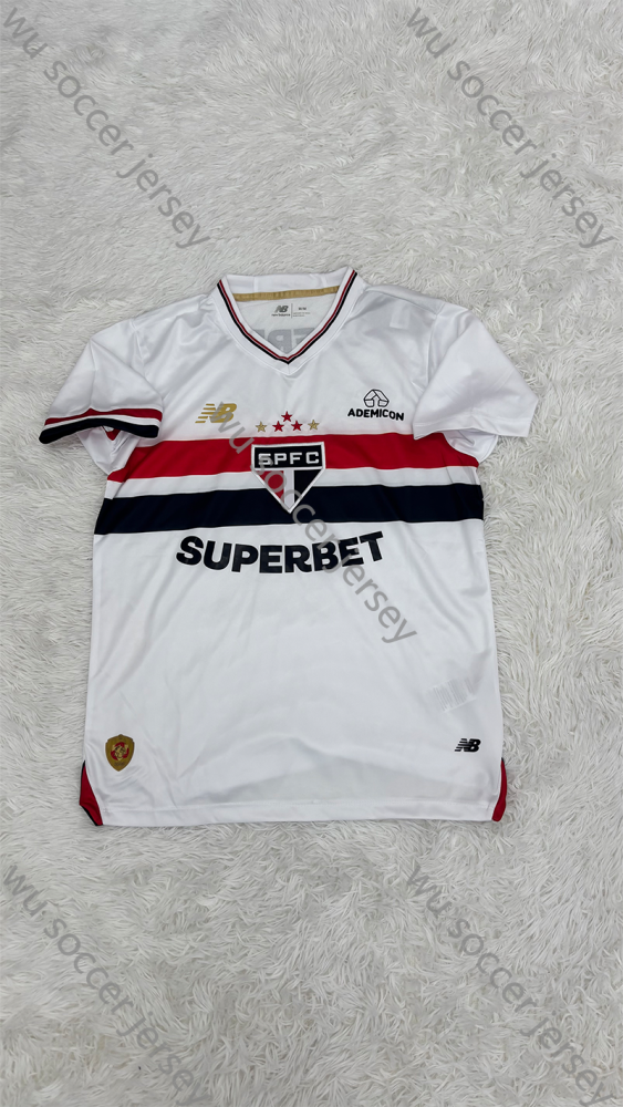 1:1 copy top quality 2025/2026 sao paulo Home Fan Edition soccer jersey