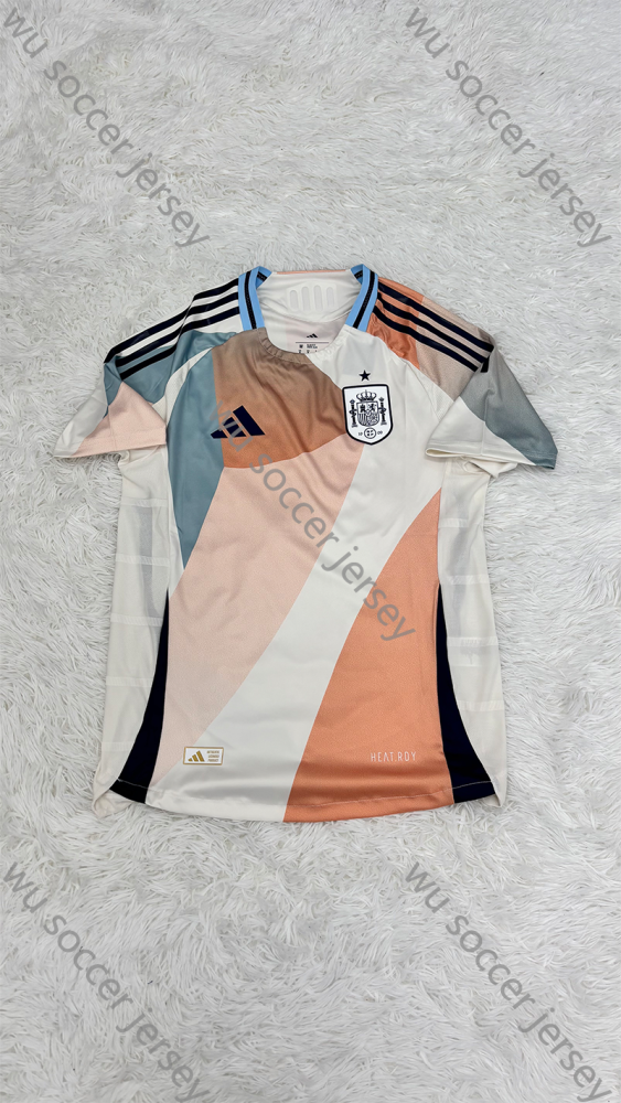1:1 copy top quality 2024/2025 Spain away Player Edition national team Soccer Jersey