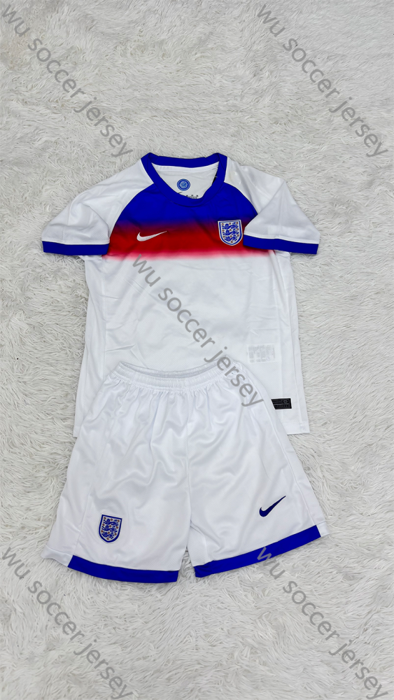 1:1 replica of top quality 2025/2026 England Home Kids National Team Football Jersey