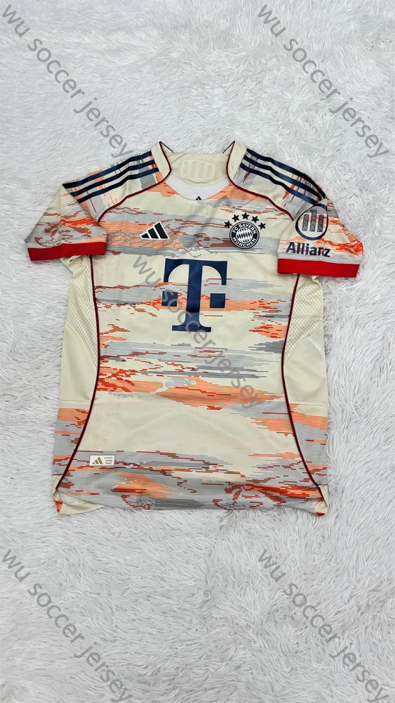 1:1 copy top quality (S-XXL) 2025/2026 Bayern Munich Away player version football jersey