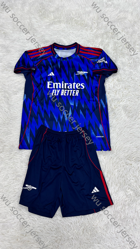 1:1 copy top quality 2025/2026 Arsenal Kids Home Soccer Jersey
