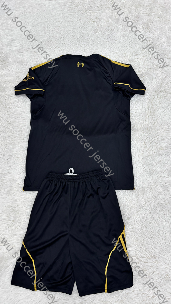 （16-28）1:1 Copy Top Quality 2025/2026 Liverpool Away Football Jersey (Kids)