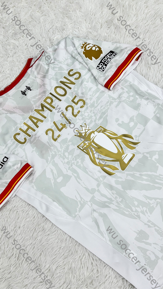 （S-4XL）1:1 Copy Top Quality 2024/2025 Liverpool Second Away EPL league Champions Football Jersey （Fan Edition）