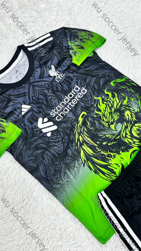 （16-28）1:1 Copy Top Quality 2025/2026 Liverpool Football Jersey (Kids)