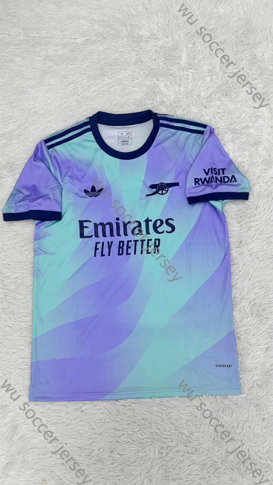 （S-4XL）1:1 Copy Top Quality 2024/2025 Arsenal 2th Away football jersey （ Fan Edition）