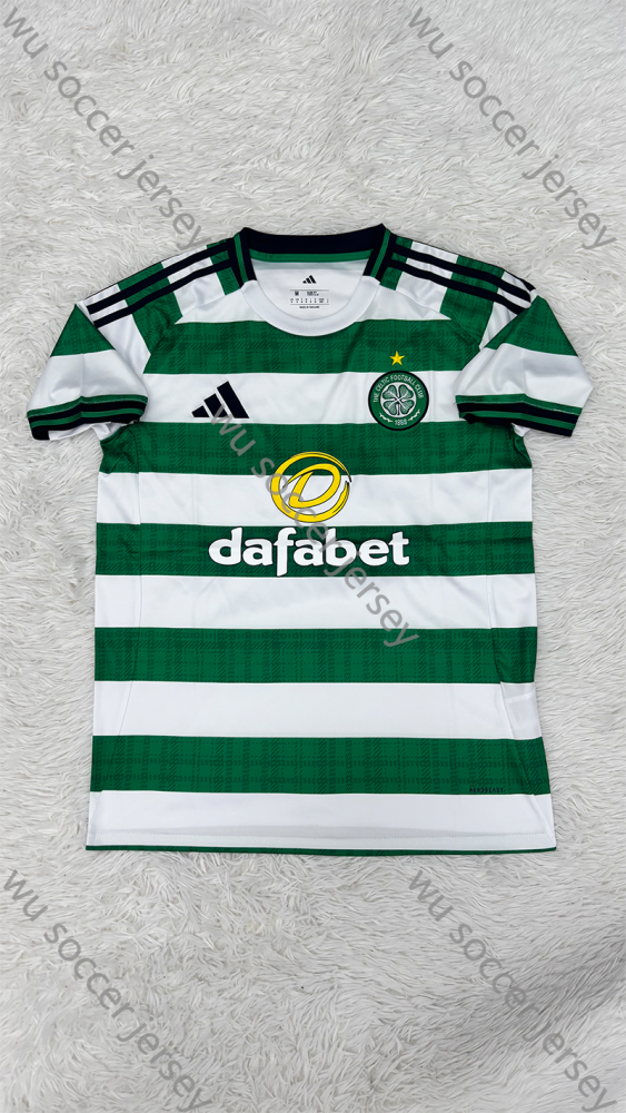 （S-4XL）1:1 Copy Top Quality 2025/2026 Celtic Home Football Jersey (Fan Edition)