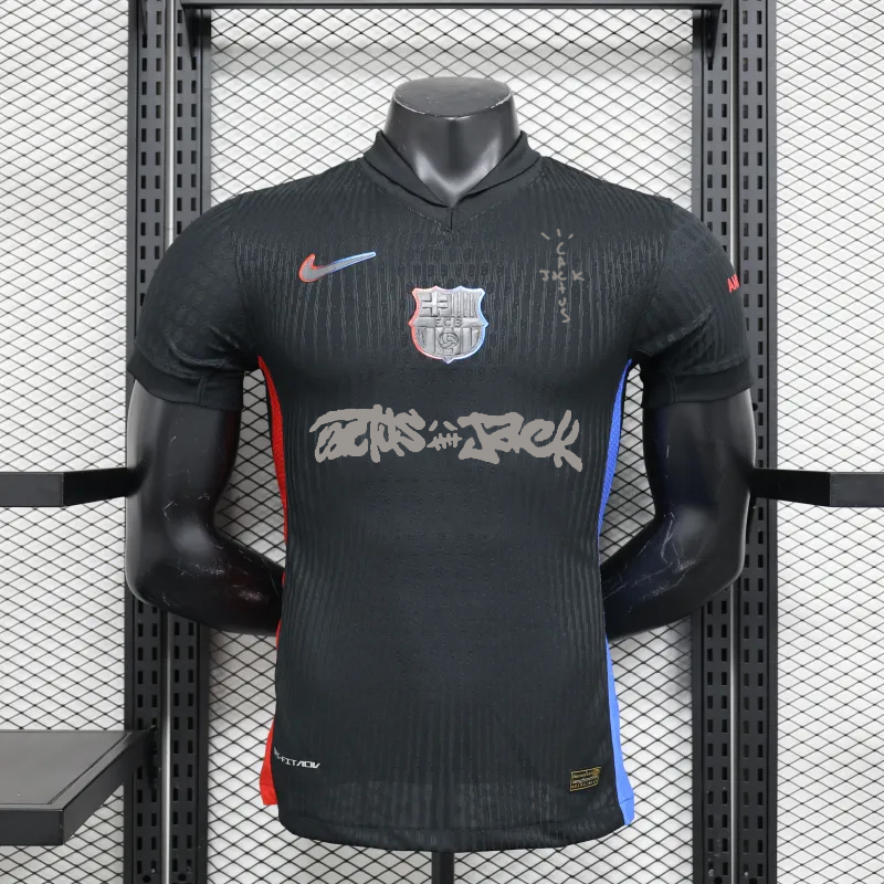 （S-3XL）1:1 Copy Top Quality 2025/2026 Barcelona black Away Limited Edition Football Jersey（ Player Edition）