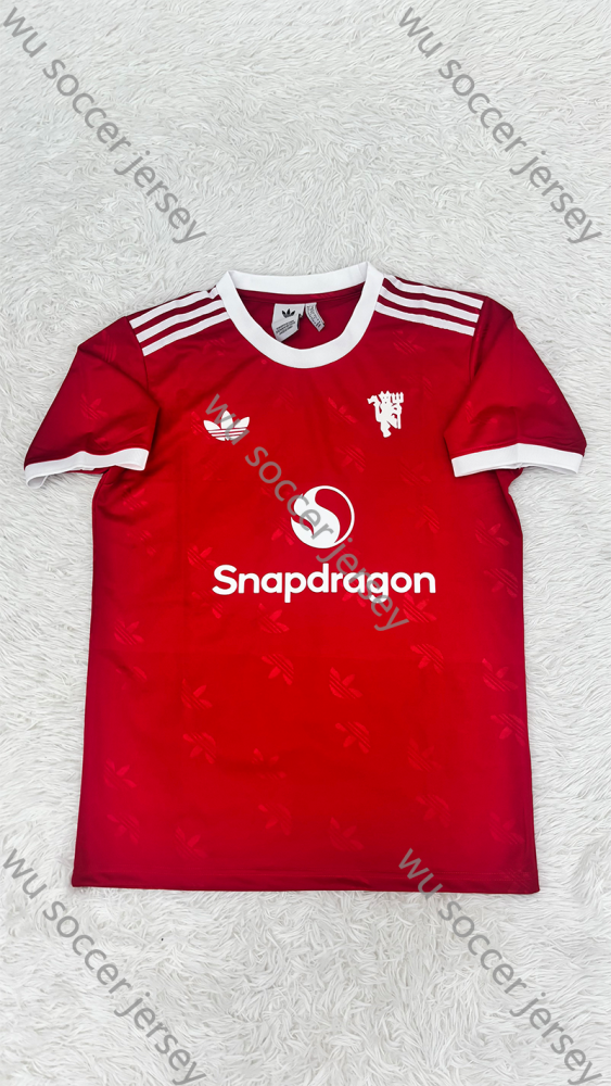 （S-4XL）1:1 Copy Top Quality 2025/2026 Manchester United  football jersey （ Fan Edition）