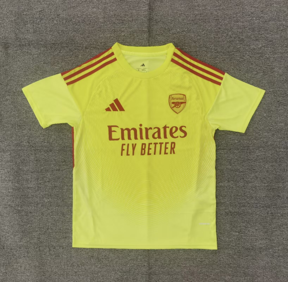 （S-4XL）1:1 Copy Top Quality 2025/2026 Arsenal goalkeeper football jersey （ Fan Edition）