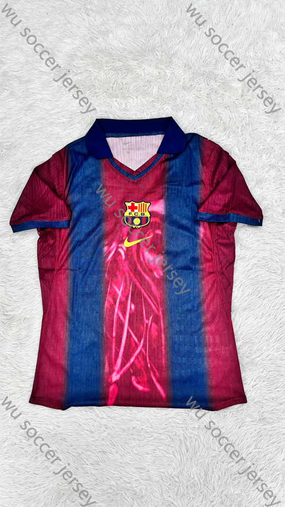 （S-3XL）1:1 Copy Top Quality 2025/2026 Barcelona Retro Limited Edition Football Jersey（ Player Edition）