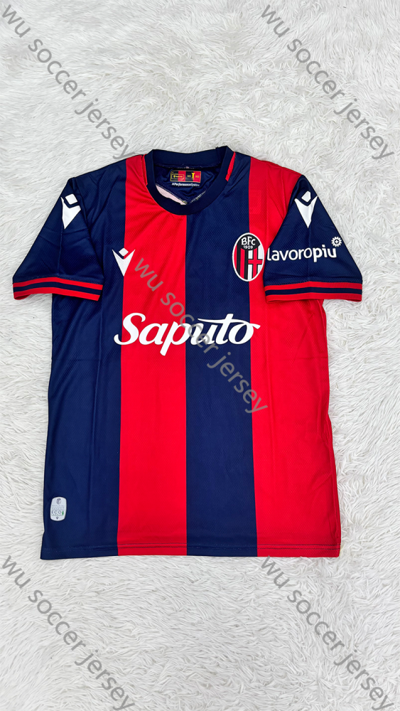 （S-4XL）1:1 Copy Top Quality 2025/2026 Bologna football jersey （ Fan Edition）