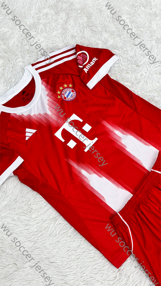 （16-28）1:1 Copy Top Quality 2024/2025 Bayern Munich Home  Football Jersey (Kids)