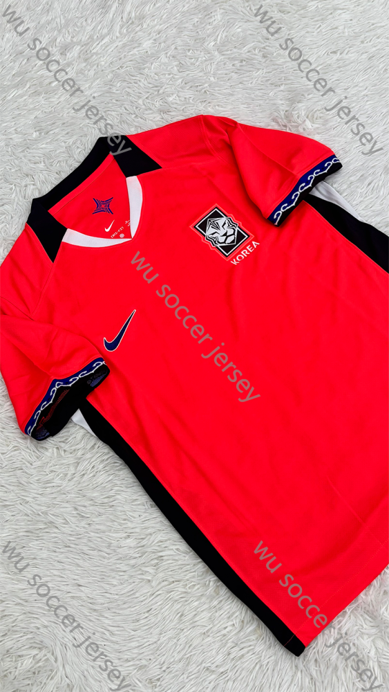 （S-4XL）1:1 Copy Top Quality 2025/2026 South Korea Home Football Jersey （ Fan Edition）