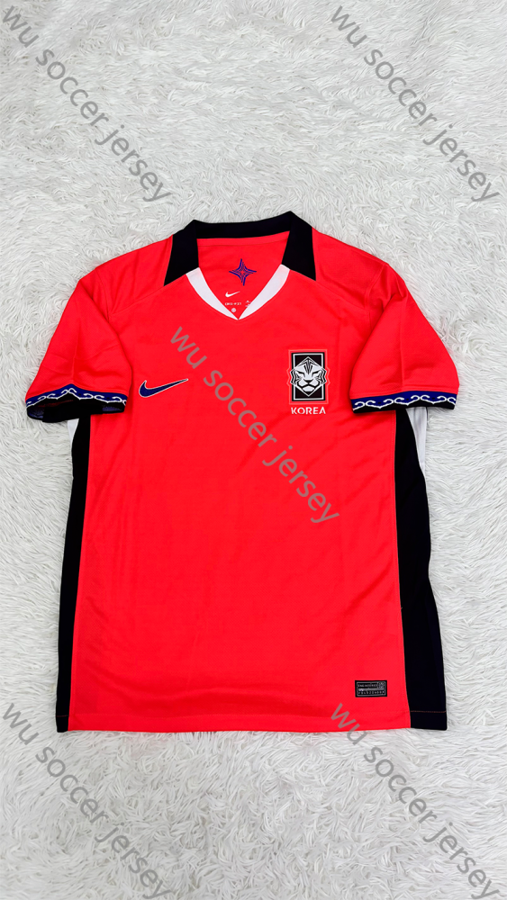 （S-4XL）1:1 Copy Top Quality 2025/2026 South Korea Home Football Jersey （ Fan Edition）
