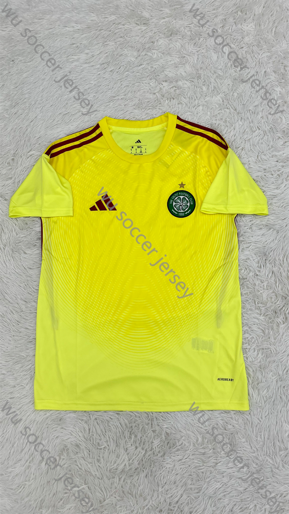 （S-4XL）1:1 Copy Top Quality 2025/2026 Celtic goalkeeper Football Jersey (Fan Edition)