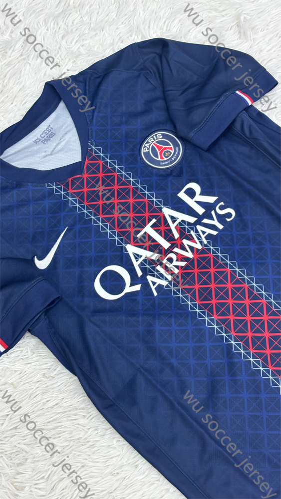 （S-4XL）1:1 Copy Top Quality 2025/2026 PSG Home Football Jersey （ Fan Edition）