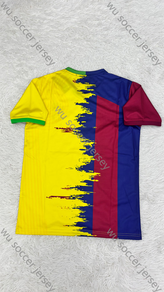 （S-4XL）1:1 Copy Top Quality 2025/2026 Barcelona Brazil Football Jersey （ Fan Edition）