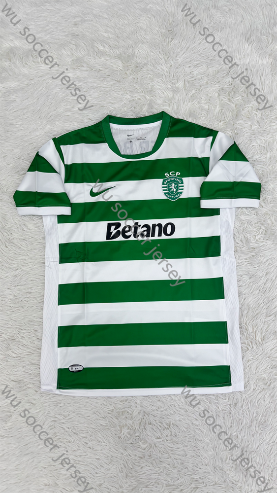 （S-3XL）1:1 Copy Top Quality 2025/2026 Sporting Lisbon Home Football Jersey （Player Edition）